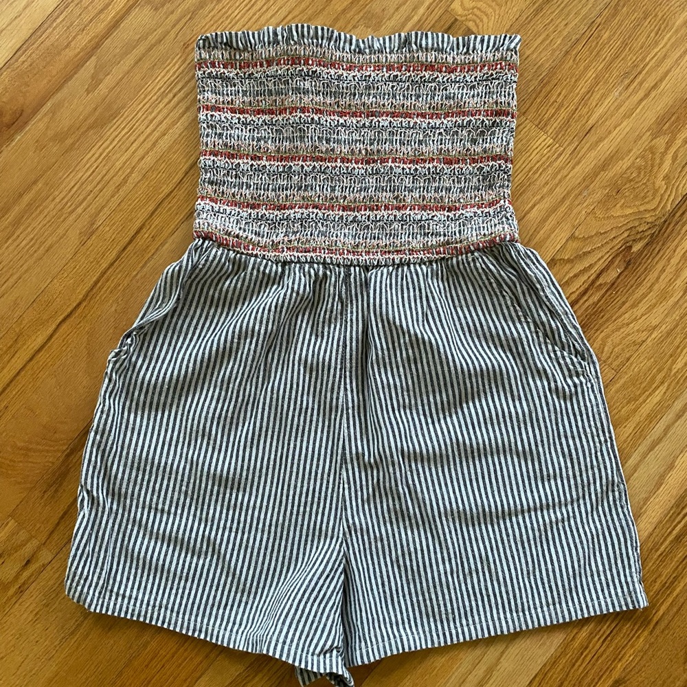 Aeo romper striped